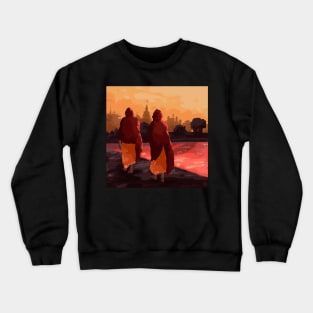 Monks by the River Crewneck Sweatshirt